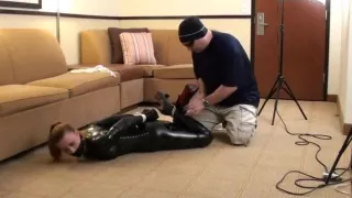 Serene Isley In Black Cat Suit