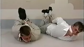 Timmy and Lukas hogtied and cleave gagged and Vince tied up and tape gagged