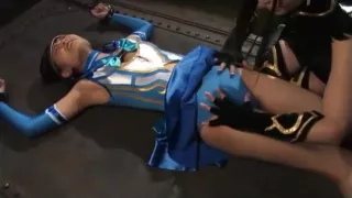 Female warrior-tickle first