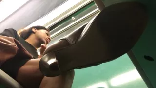 candid ebony heel pov