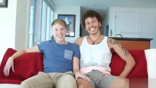 Latin gay interracial with anal cumshot