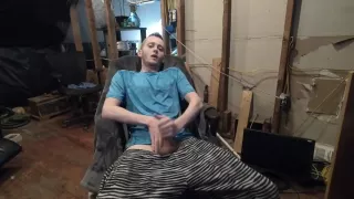 Fleshlight jack, squirting cum super far - Flint Wolf