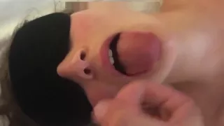 Woman sucks after anal