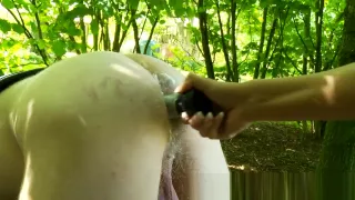 DominatrixAnnabelle 22. Fistfucking Outside PT. 2