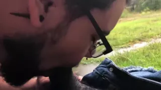 Noir, Gay, En Plein Air, Sucer