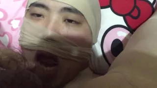 self suck and eating my cum 11