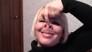 nose playing and moaning