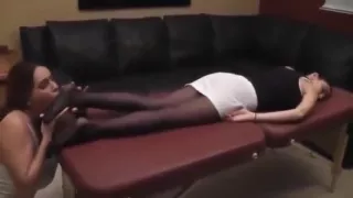 Sleeping foot worship