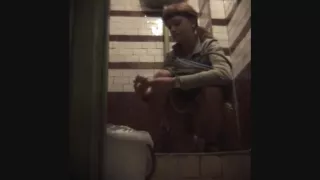 Girls Caught Pissing In Public Restroom