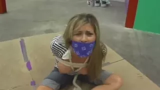 Maya bound and gagged