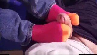 socks footjob