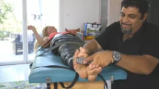 Mummified armpit tickling 1