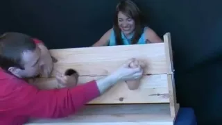 TF - Delphine tickled