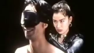 Leather dress Asian femdom whipping & high heels