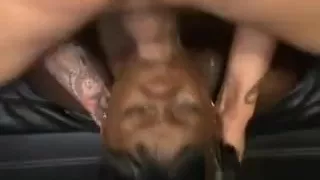 Black Slut Chocolate Haze Gets Her Mouth Fucked