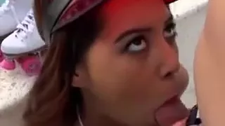 Latina Babe Jade Dylan Sucks Veiny Cock Of Bf