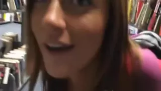 College Teen Takes Pecker Deep In Her Insatiable Mouth