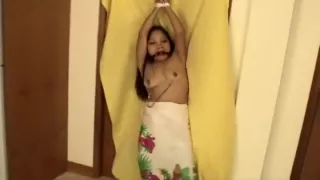 Bound and gagged and time for some nipple torture