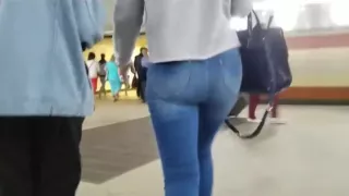 Arsch, Babe, Blonde Frauen, Jeans, Eng, Voyeursex