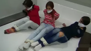 3 girls gagged