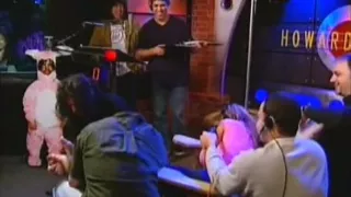 Carmen Electra soles feet tickled on Howard Stern - Better quality version