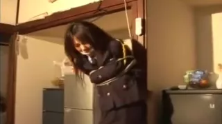 Asian detective bound and hopping