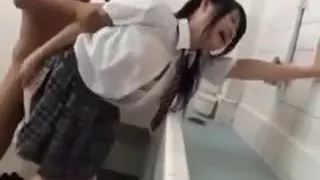 Groped And Fucked On School Toilet