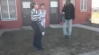 Girls fight boobs pop out