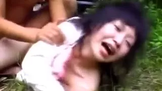 Perv Disgraces Random Japanese Girl In A Public Park