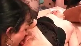 Three Hot Sluts Are Handling Some Horny Studs