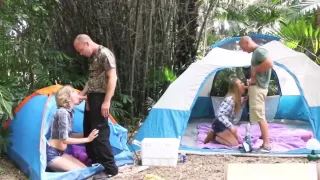 Stepdads Swap Teen Babes And Fuck In The Outdoors