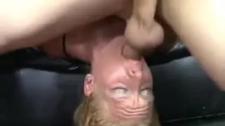 Blonde Slut Gets Balls On Her Face