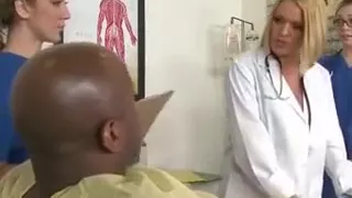 Bored Doctors Heal Patients Big Black Cock