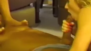 Foot Infatuated Colleague Gets a Footjob Treat