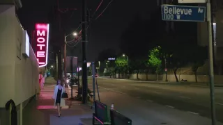 VIXEN Janice Griffith and Ivy Wolfe Sneak Into Backyard For Nighttime Pool