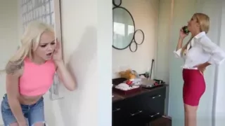 Lesbian teen domina fucks