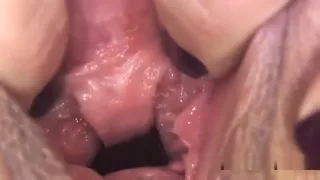 Exquisite Peach Is Revealing Her Spread Slim Snatch In Close