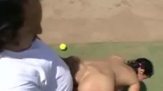 Big Titty Teen Beauty Outdoors With Dirty Old Ron Jeremy