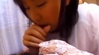 Nami Asakura In Wedding Dress Sucks Cock And Rubs It With