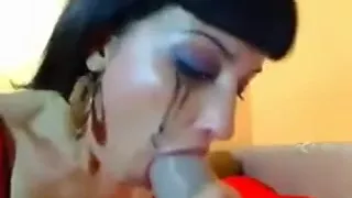Whore Choking On A Thick Dildo