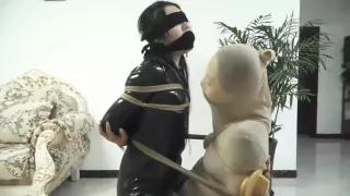 asian gagged