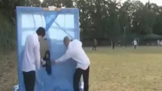 Tied Up Asian Student Gets Body Teased