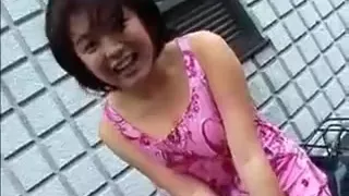 Cute Asian Babe Getting Nasty Outdoor