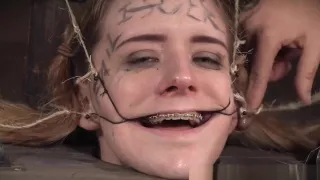 Teen Sub Dominated With Open Mouth Gags