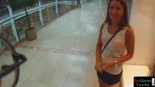 Pulled eurobabe POV banged in the bathroom