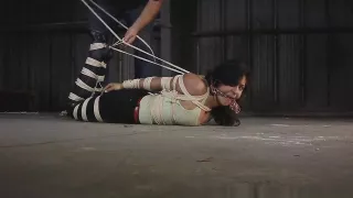Hogtied in Black Jeans3