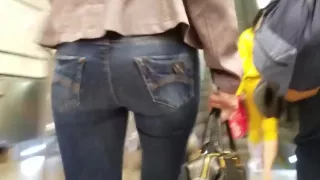 Amazing blonde with tight ass