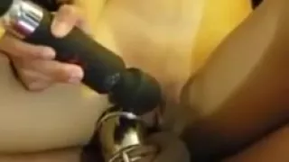 Asian Wife Cums & Teases Caged Hubby