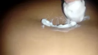 Deep Belly Button Lotioning...