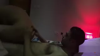 In the hotel fucking with hot mature in homemade video